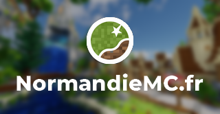 Minecraft Normandie bannière