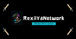 Bannière du serveur Rexilya Network