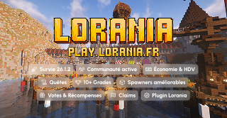 Bannière du serveur Lorania