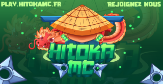 Bannière du serveur HitokaMC