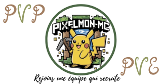 Bannière du serveur Pixelmon-MC