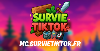 Bannière du serveur Survie TikTok