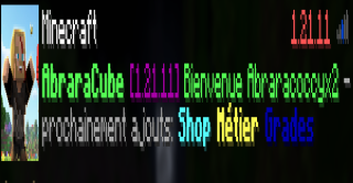 Bannière du serveur Abraracube